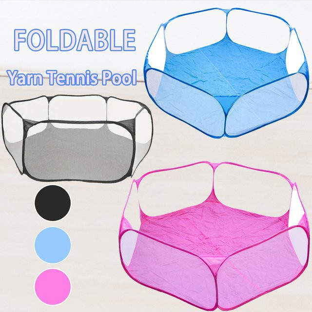 Ocean Pool Popo Pool Baby Ocean Pool Haustier Tierzaun Mesh Pool Zelt, Rosa / Pink - Bild 1