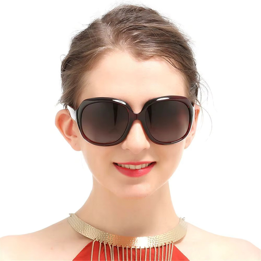 Sonnenbrille, oval, Vollrand, Kunststoff, black, Unisex - Bild 4