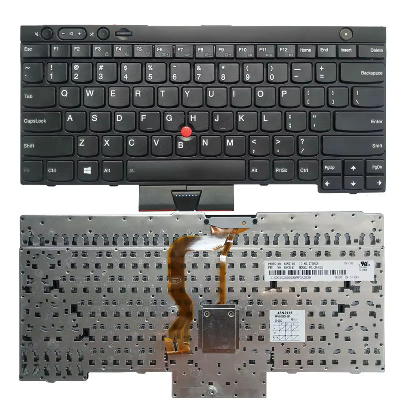 Lenovo Tastatur in Schwarz für Thinkpad T530 T530i T430 T430s T430i X230 W530 L430 L530 - Bild 2