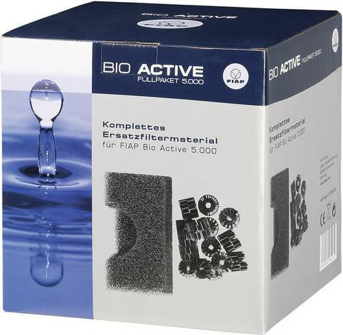 FIAP 2825-1 Bio Active 5.000 Ersatz-Filtermaterial in Schwarz - Bild 1