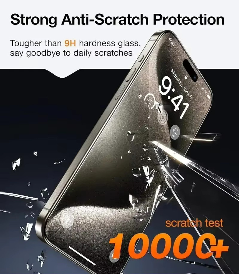 5 Stück MXZTSA Sichtschutz-Displayschutzfolien aus gehärtetem Glas für iPhone 16 15 14 13 12 11 Pro Max Plus Mini Anti-Spy - Bild 3