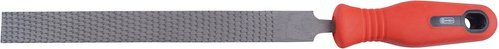 Connex Holzraspel in Rot und Silber aus Kunststoff und Metall, Länge: 20 cm - Bild 1