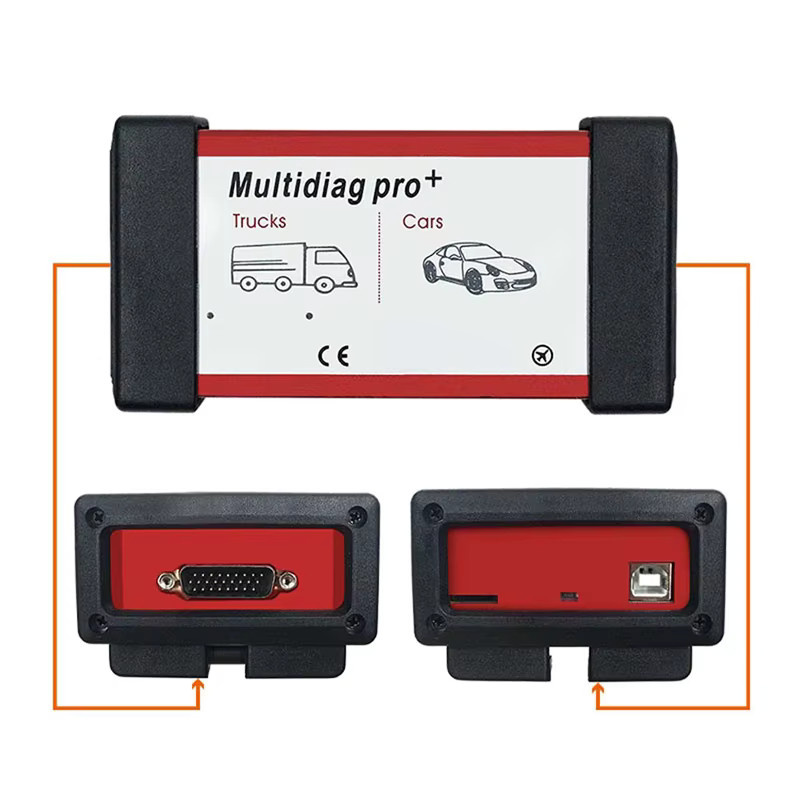 YIQIXIN Multidiag Pro + V 3,0 OBD2 Scanner mit Bluetooth und NEC Relais für BMW sowie PKW und LKW Diagnose Werkzeug - Bild 3