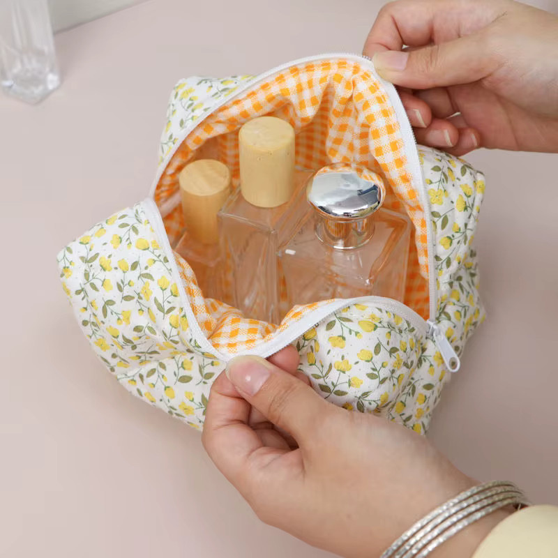ZDARLBO Kosmetiktasche mit Blumen-Print, Damen - Bild 2