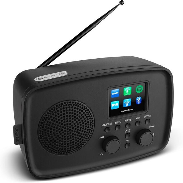 Medion LIFE Internetradio IRE-1 (MD89318) DAB+ schwarz - Bild 1