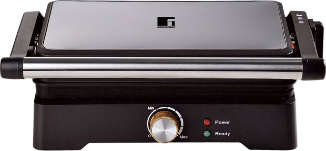 BERGNER Kontaktgrill aus Aluminium in Silber, B/H/L: 15,5 x 36,5 x 32 cm - Bild 1
