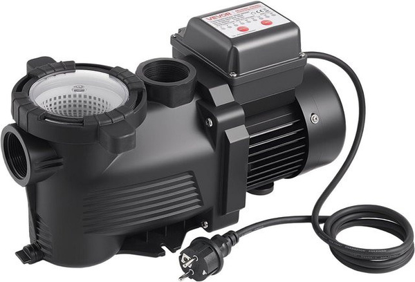 Buying Solutions, MB Ein-Geschwindigkeits-Schwimmbadpumpe in Schwarz mit 400W Leistung, 11.100 L/H Durchflussrate und 24-Stunden-Timer