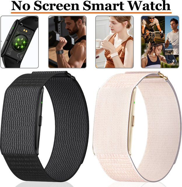 LIGE AI Health Report Smart Armband Fitness Tracker mit GPS, Herzfrequenz-, Blutdruck- und HRV-Monitor in Pink und Black - Bild 1