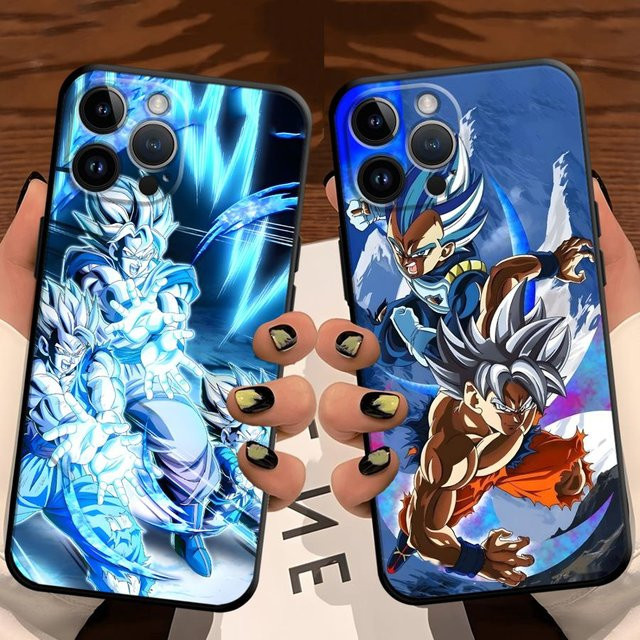 Dragon Ball Goku Handyhülle für iPhone Modelle in Schwarz - Bild 1