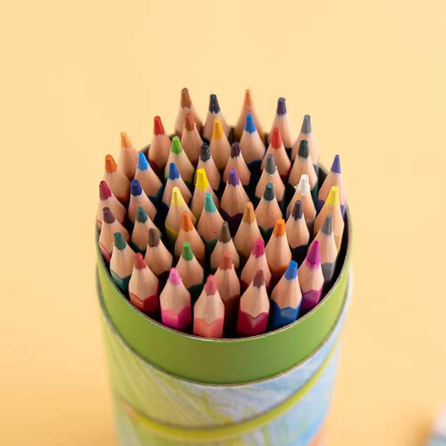 Chiikawa Buntstifte-Set mit 24 Farben für Kinder, pigmentierte Malstifte aus Holz in Mehrfarben - Bild 3