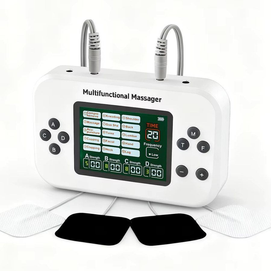 Raiuleko Elektrischer Muskelstimulator, 4-in-1 EMS TENS, Weiß, Unisex - Bild 2