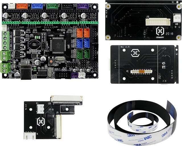 MKS 8Bit Motherboard PCB Kit für Artillery Sidewinder X1 V1.0 in Schwarz - Bild 1