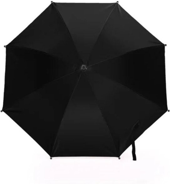 MARKET-1 Baby Kinderwagen Sonnenschutz mit 360 Grad verstellbarem UV-Schirm in Schwarz - Bild 1