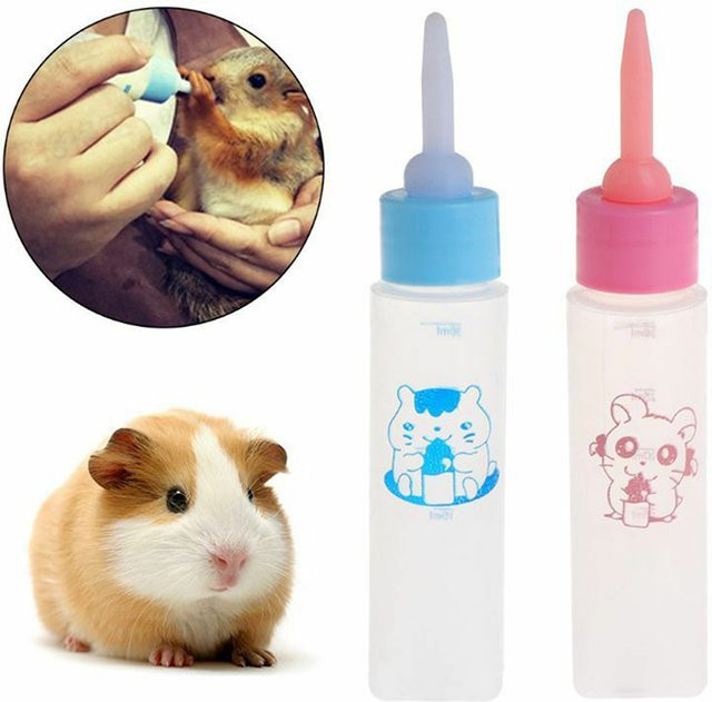 JETTING Haustier-Milchflasche mit Silikonnippel für Kleintiere, Hamster, Katzen, Hunde und Welpen, 30 ml - Bild 1