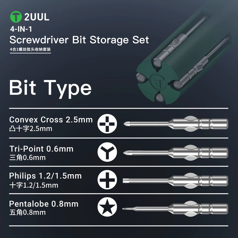 2UUL SD24 4-in-1 Schraubendreherkopf-Aufbewahrungsset für SD11 Electric Steel Gun KAKA - Bild 5