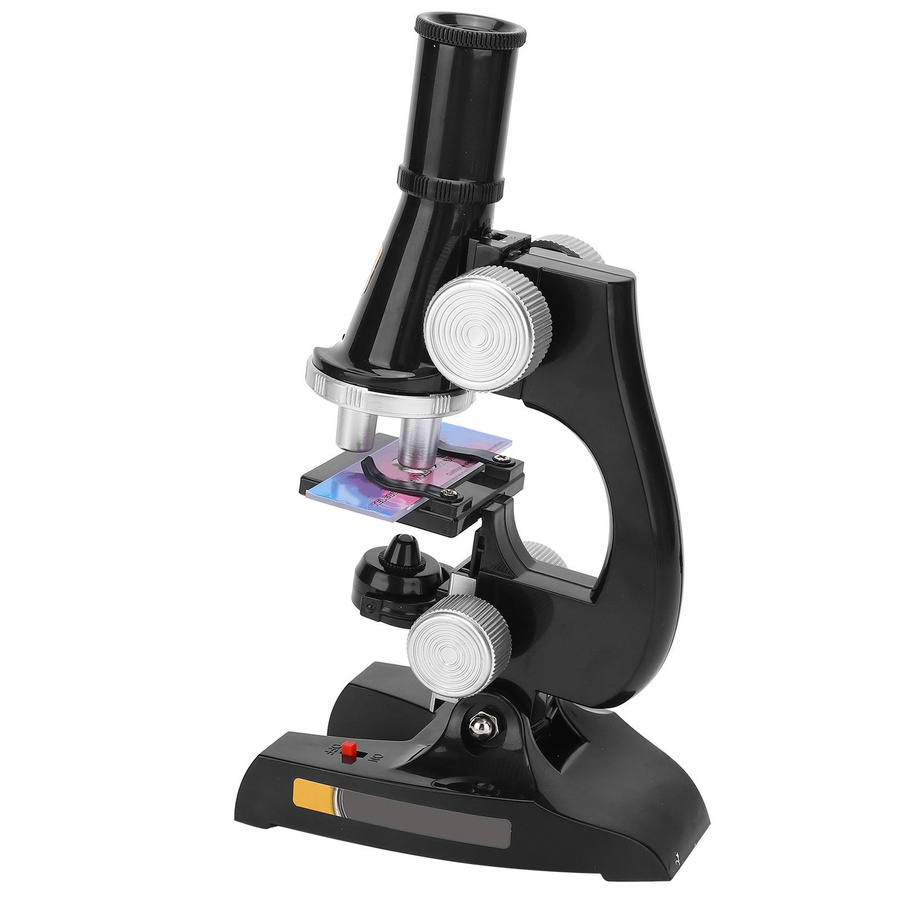 Kkmoon Mikroskop-Kit Biologisches Mikroskop mit LED ab 8 Jahren Schwarz - Bild 4