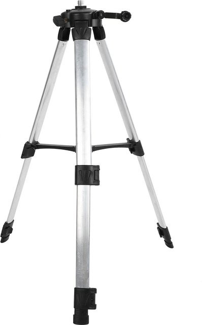 TOMTOP Wasserwaage Neigungsmesser mit Stativ aus Aluminiumlegierung, Farbe: Weiß, Höhe: 120 cm - Bild 1