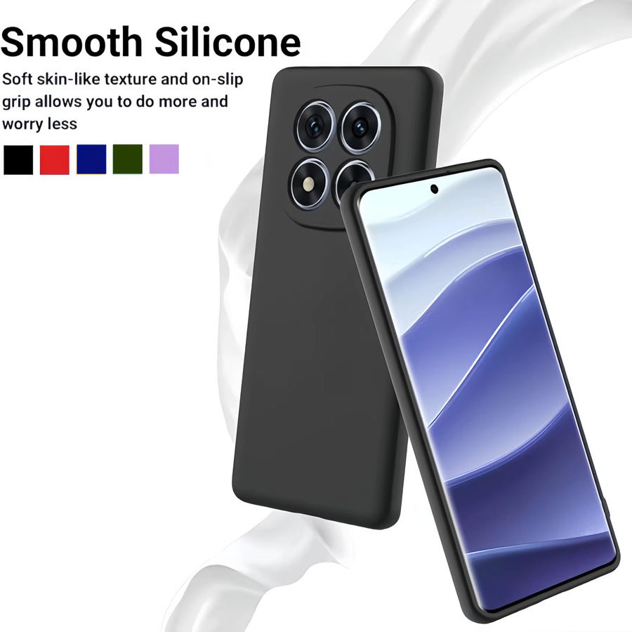 Stoßfeste Silikon Schutzhülle mit Lanyard für Xiaomi Redmi Note 15 Pro Plus 4G 5G in Schwarz und Grün - Bild 2