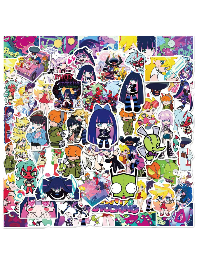 Bandai Panty Anarchy Aufkleber, 60-teiliges Set, Bunt / Mehrfarbig - Bild 4