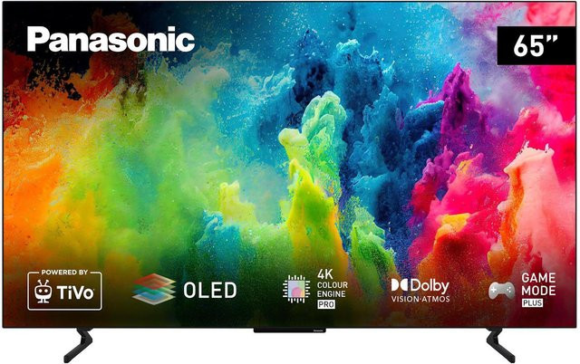Panasonic TB-65Z60AEG OLED Smart-TV in Schwarz mit 164 cm (65 Zoll), 4K Ultra HD, HDR, 120 Hz und Sprachsteuerung - Bild 1