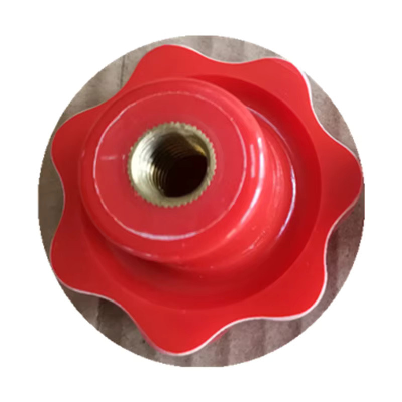5er Set WHOOPEE Sterngriff Knöpfe in Rot mit Gummi Kopf für M4 M5 M6 M8 M10 M12 M16 Schrauben und Muttern - Bild 2