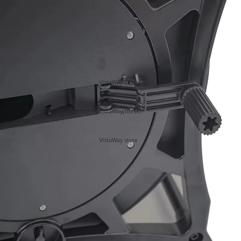 XMSJ Ethernet LAN Verbindungskabel RJ45 zu RJ45 in Schwarz mit praktischer Aluminium-Trommel zum Stapeln - Bild 4