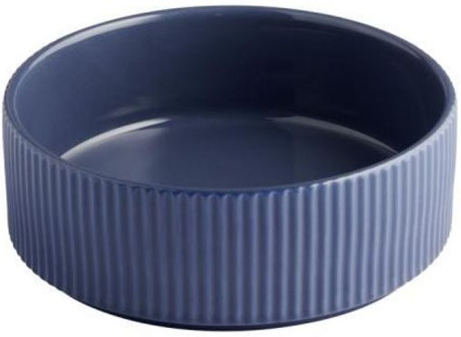 APS Schale THE GRID aus Porzellan, Blau, 6er Pack, Durchmesser: 16 cm, Höhe: 6 cm, 550 ml - Bild 1