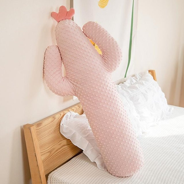 Binchi Fitness Riesenkaktus Kissen in Grün, Beinstützkissen und Dekokissen für Bett und Sofa - Bild 1