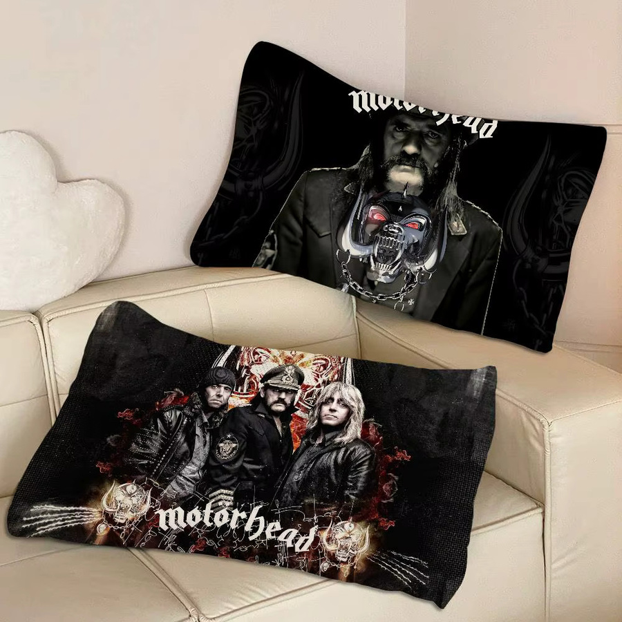 M-Motorhead Kissenbezug Heavy-Metal-Design aus Polyester in Schwarz, rechteckig - Bild 4