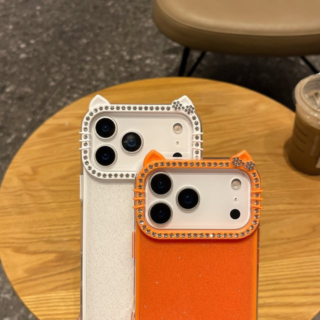 Kreative Katzenohr-Handyhülle für Apple iPhone 17, 16, 15, 14, 13, 12 Pro Max – Personalisierte Anti-Fall Schutzhülle für Damen - Bild 1