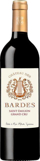 Château Des Bardes Saint-Émilion Grand Cru Rotwein, Merlot, 2021, trocken, Frankreich, 0,75 l - Bild 1
