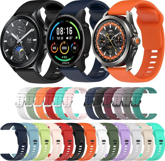 Xiaomi Uhrenarmband Silikon, 22 mm, Multicolor - Bild 1