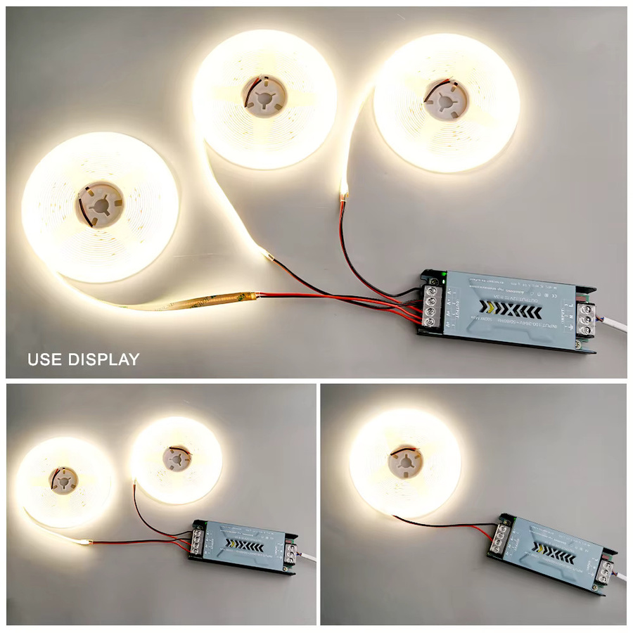 Schaltnetzteil LED-Treiber für Streifenlichter AC100-240V zu DC12/24V in Silber - Bild 3