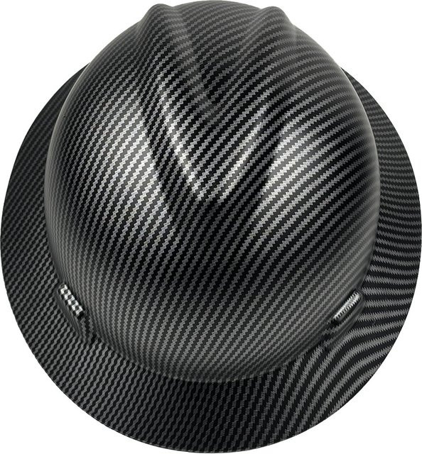 CE-Schutzhelm mit breiter Vollkrempe und 6-Punkt-Aufhängung aus HDPE in Rot - Bild 1