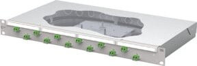 Metz Connect Patchfeld Splice 12xLC-D APC OS2 in Grau und Silber - Bild 1