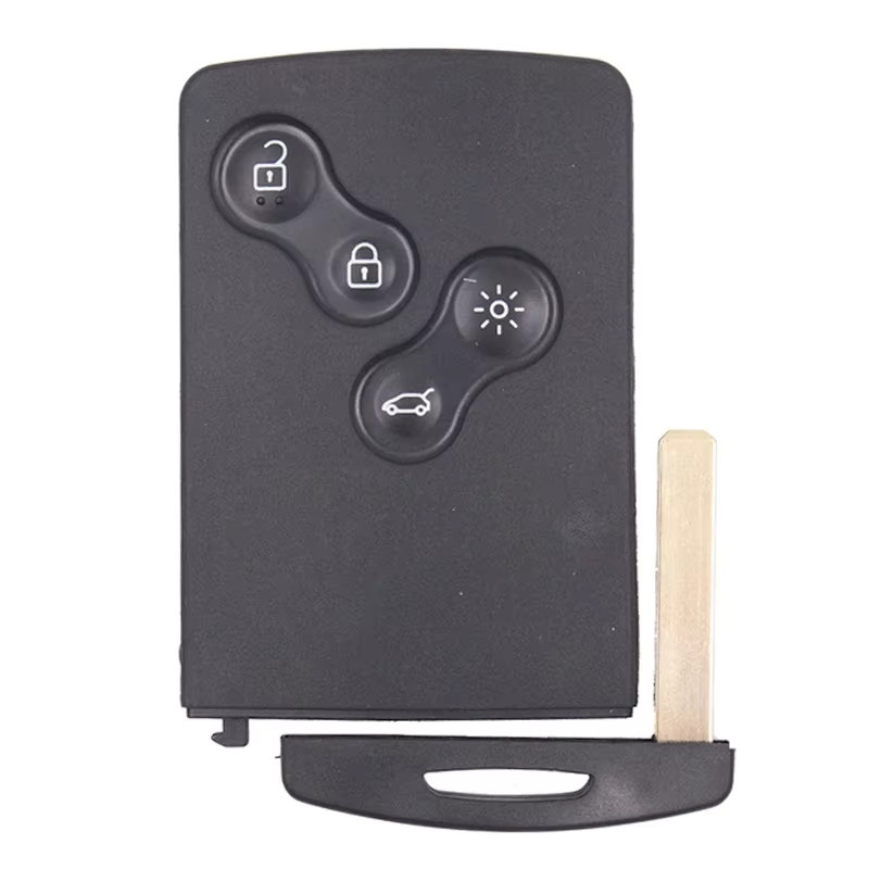 Renault Keyless Go Smart Fernbedienung mit 4A Chip 433 MHz in Schwarz für Clio IV und Captur (285971998R, 285974100R) - Bild 3