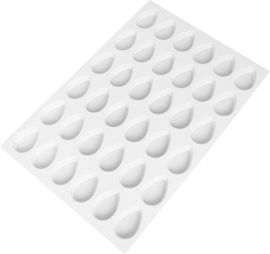 Schneider Ausstechmatte aus Kunststoff, weiß, B: 39 cm, L: 58 cm, H: 6 cm - Bild 1