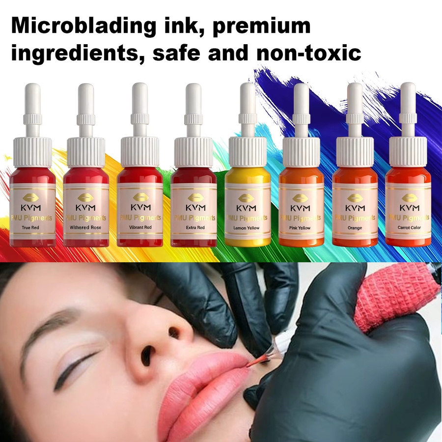 KVM Lippen-Tattoo-Tinte, 5 ml, 8 Farben, Unisex - Bild 3
