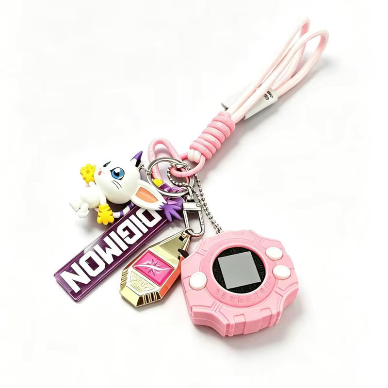Bandai Digimon Autoanhänger Digivice Holy Plan & Crest Of Evolution, 4-teiliges Set - Bild 2