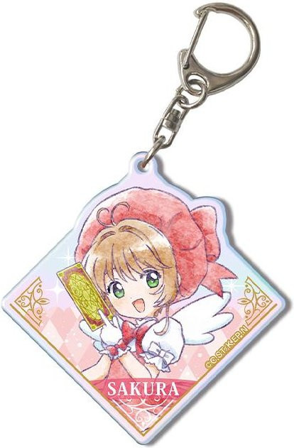 CHIC STUDIO Anhänger Cardcaptor Sakura Kinomoto, Acryl, 6 cm, weiß - Bild 1