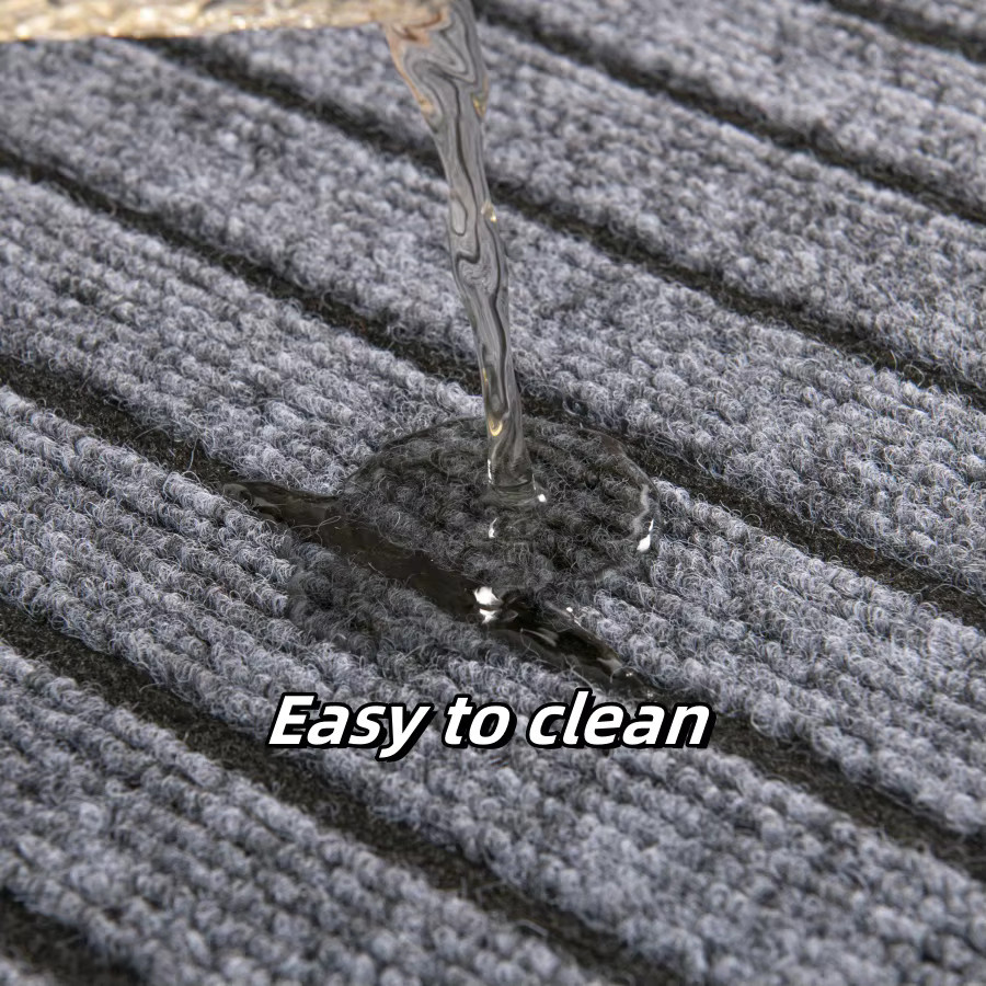Selbstklebende Teppichfliesen in Blau, quadratische weiche Bodenfliesen für DIY-Installationen, B/B: 30,5 x 30,5 cm - Bild 1