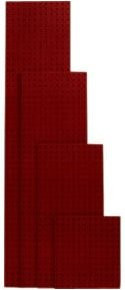 Bott Lochplatte aus Stahl in Purpurrot RAL 3004, B: 49,5 cm, H: 45,7 cm - Bild 1