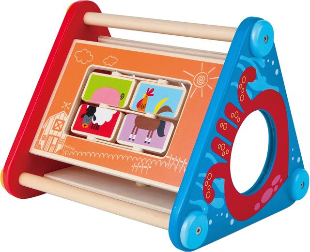 Hape Tierische Action-Box Motorikspielzeug aus Holz ab 10 Monaten - Bild 1