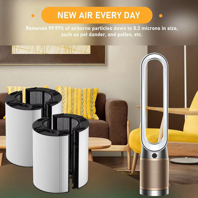 Dyson HEPA Ersatzfilter in Weiß für Luftreiniger TP06 HP06 TP04 TP07 HP07 HP09 TP09 TP08 HP10 TP10 PH01 PH02 PH03 PH04 - Bild 2