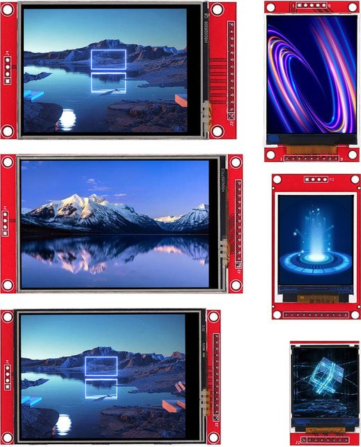 TFT LCD Modul IPS Vollfarb-Display mit ST7735 Treiber IC und SPI Schnittstelle für Arduino, 80 x 160 Pixel - Bild 1