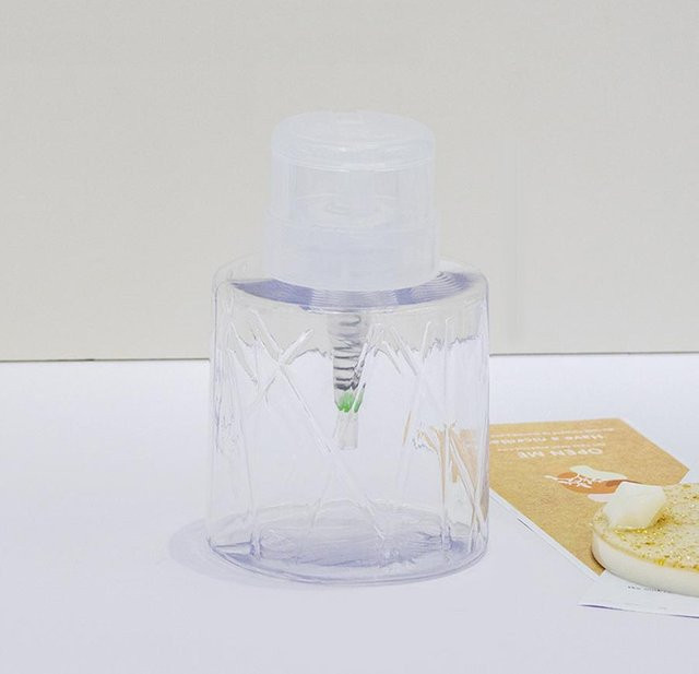 Nachfüllbare Pumpspender Flasche für Nagellackentferner und Make-up-Entferner in Reinfarben - Bild 1