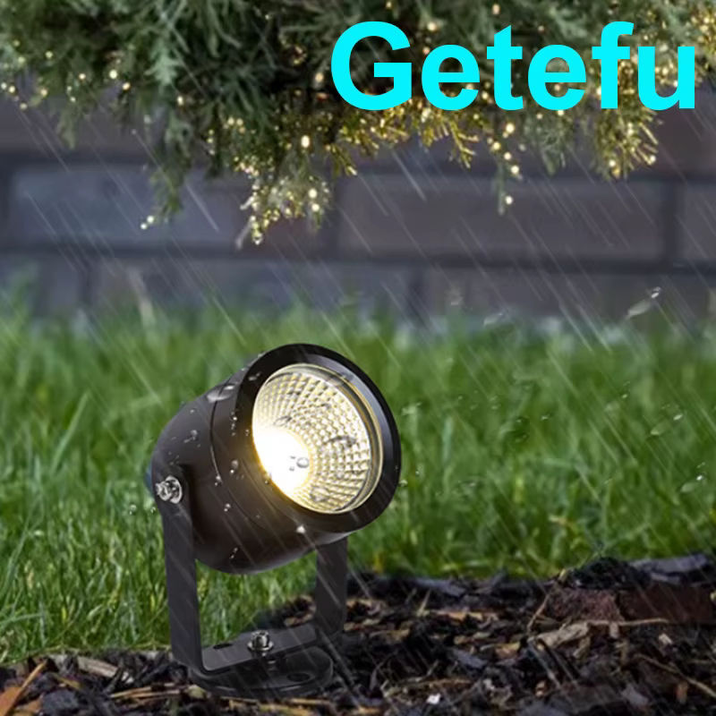 Getefu COB LED Gartenstrahler mit Erdspieß für Außenbeleuchtung, Farbe Schwarz, Lichtfarbe Natural White 4000K - Bild 3