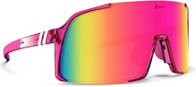 Blenders Sonnenbrille Butterfly, Vollrand, Kunststoff, pink transparent multicolour, Unisex - Bild 1