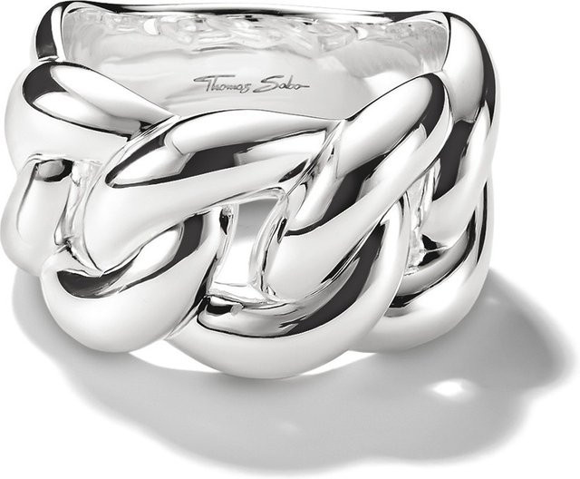 Thomas Sabo Ring, geflochten, 925 Silber, Damen, Ringgröße 60 - Bild 1