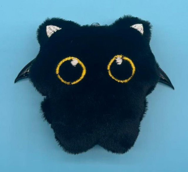 Yiran toy Schwarzes Katzen Plüschtier Puppe, Schwarz, ab 14 Jahren - Bild 1